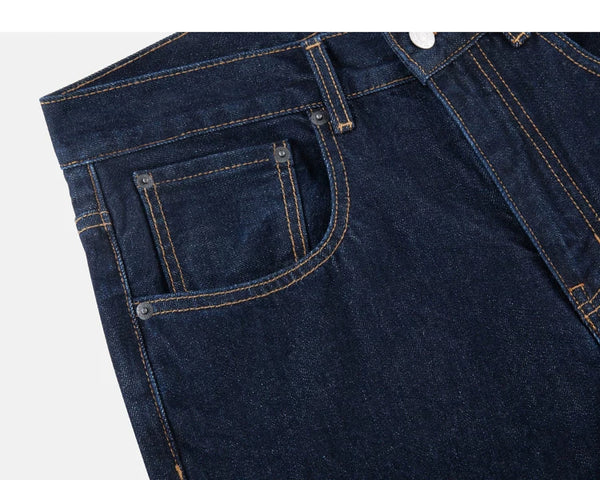 IDLT jeans, dark blue coin pocket.