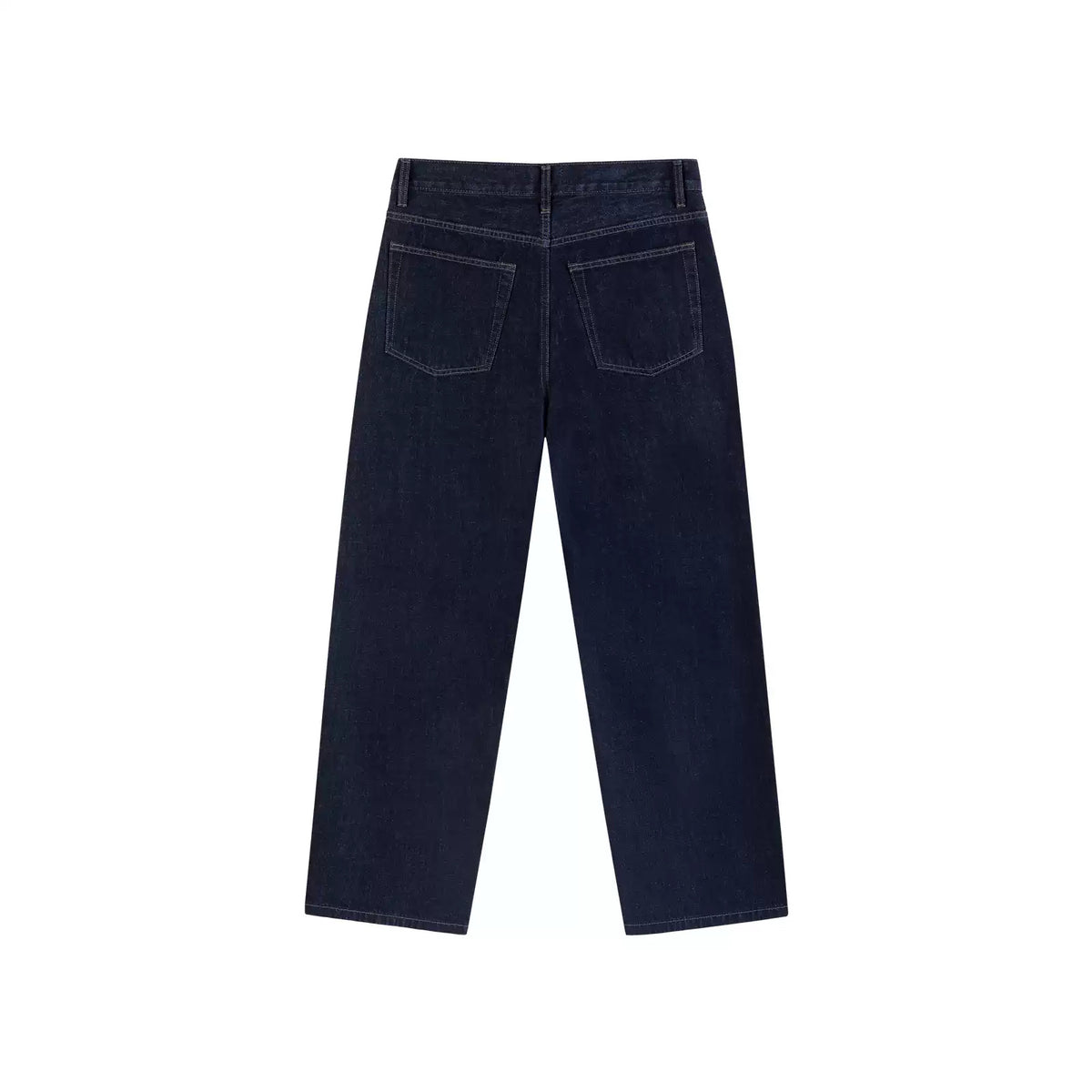 IDLT jeans, dark blue back.
