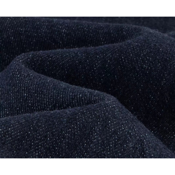 IDLT jeans, dark blue denim texture.