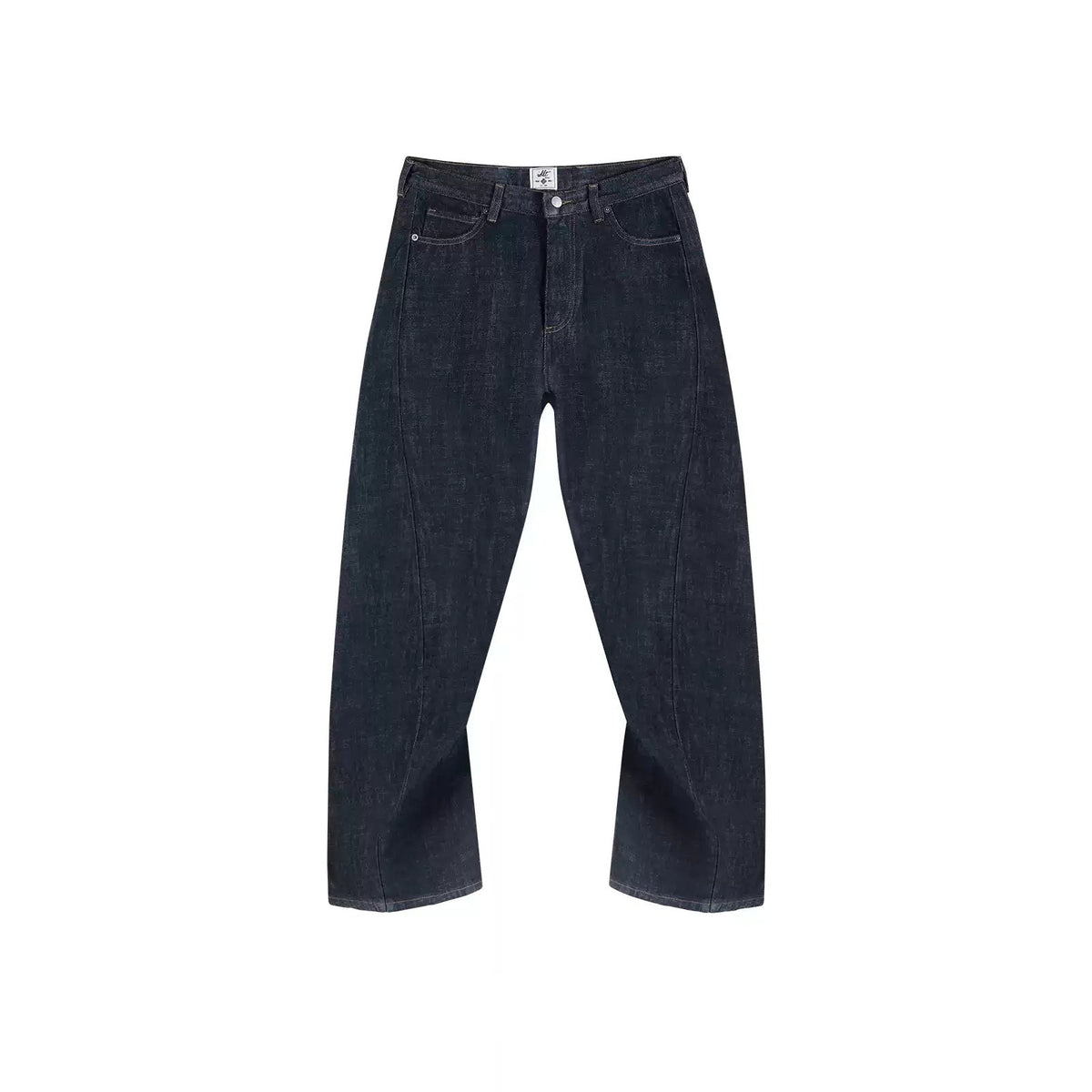 IDLT jeans, dark blue front.