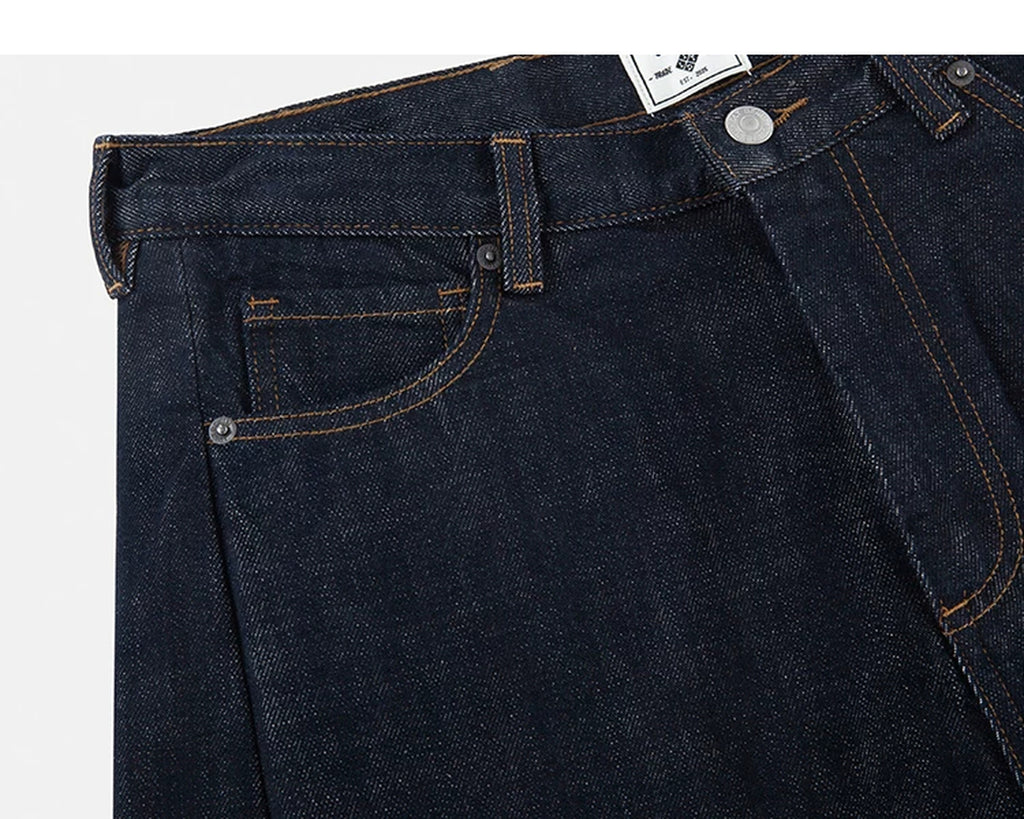 IDLT jeans, dark blue coin pocket.