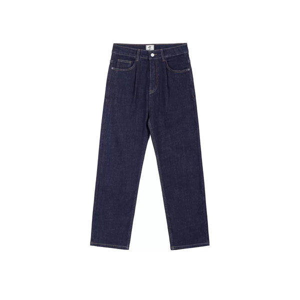 IDLT jeans, dark blue front.