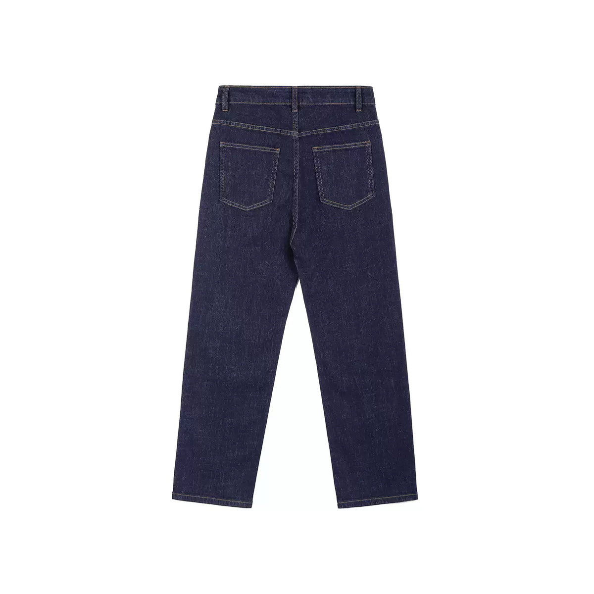 IDLT jeans, dark blue back.