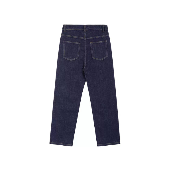 IDLT jeans, dark blue back.