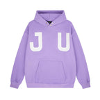 JUNI Plush Letter Puff Print Hoodie - COPPING THREADS - CT Select