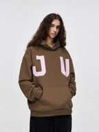 JUNI Plush Letter Puff Print Hoodie - COPPING THREADS - CT Select