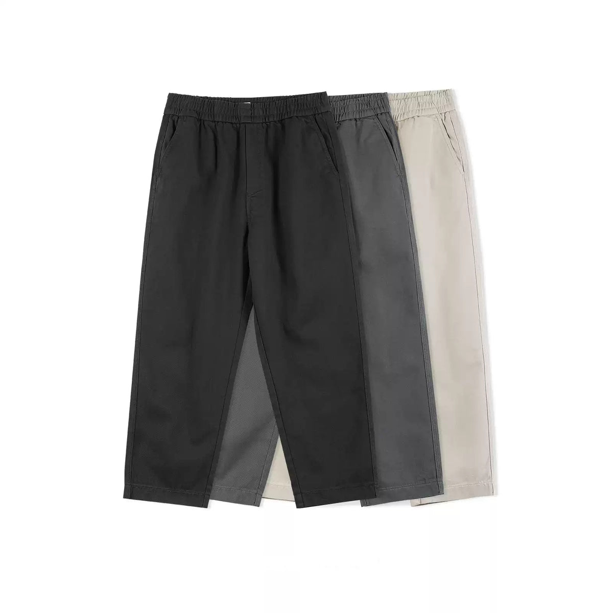IDLT elastic waist trousers, color lineup.