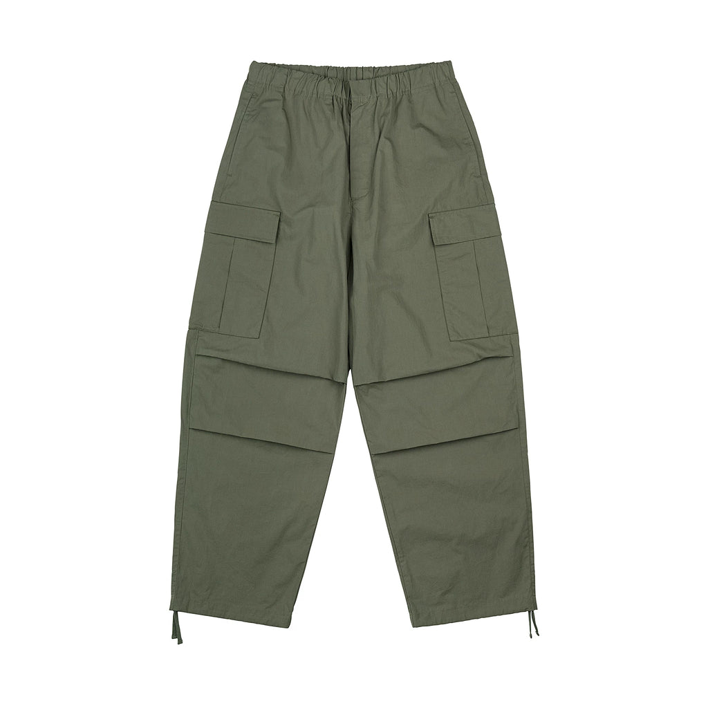 Army Green pants, front view (K10).