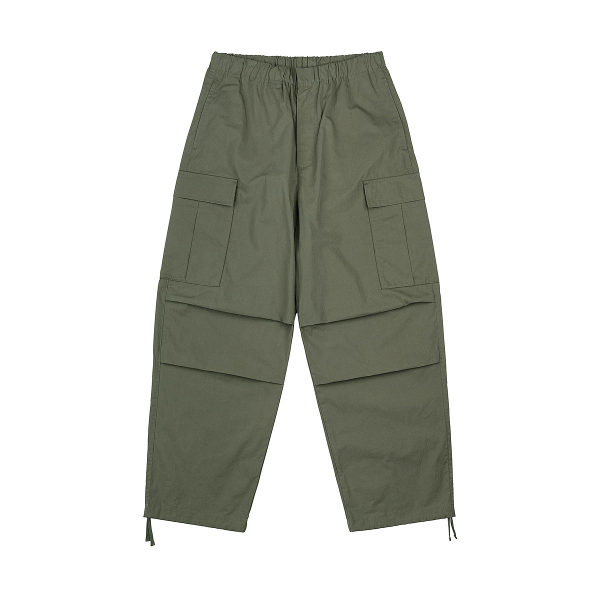 Army Green pants, front view (K10).