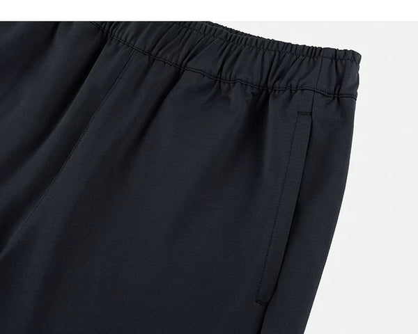 IDLT drawstring trousers, black side pocket.