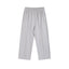IDLT wide leg trousers, light gray front.