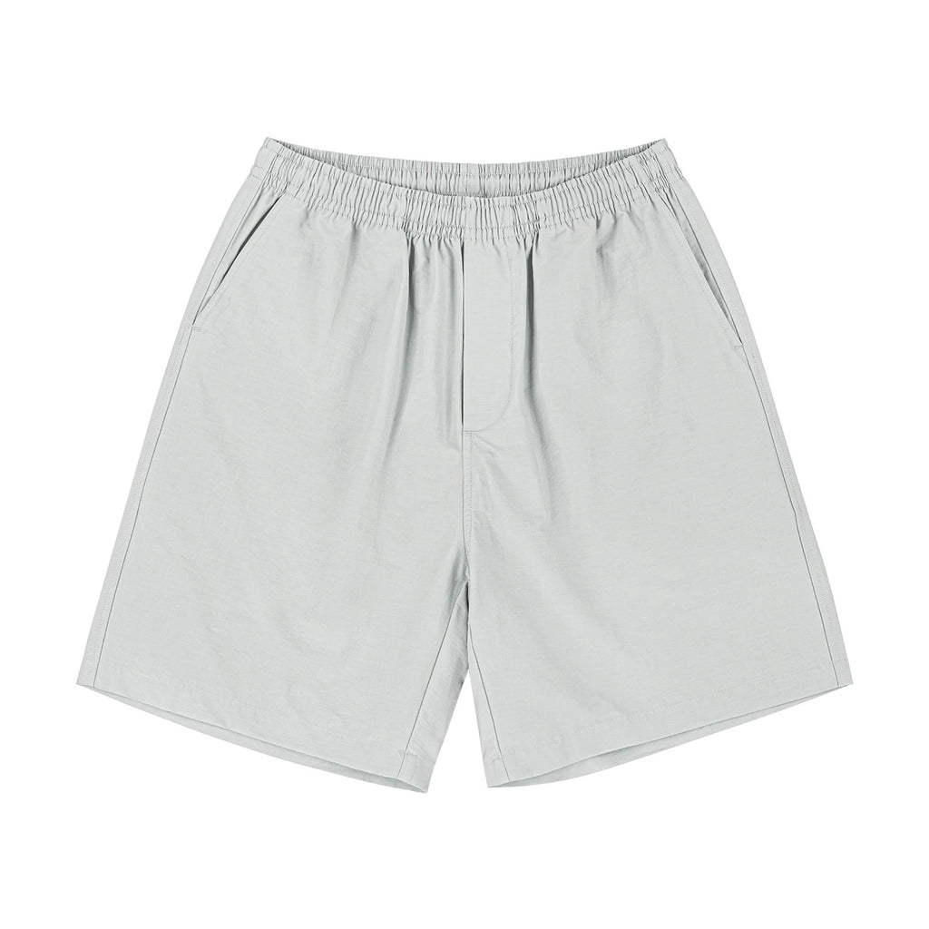 IDLT shorts, light gray front.
