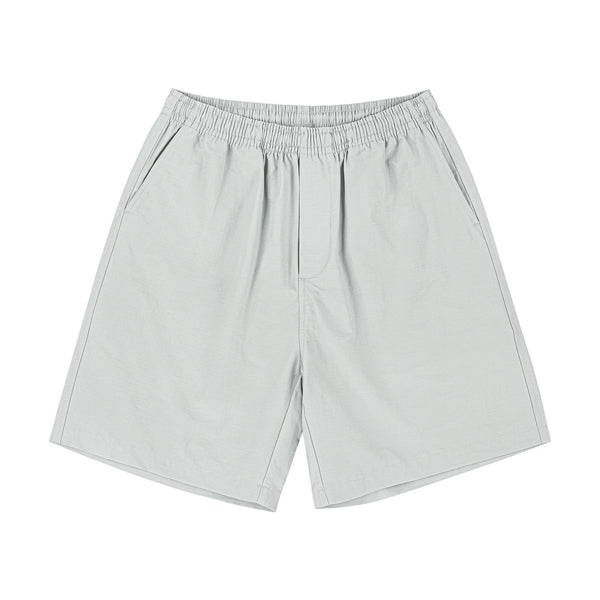 IDLT shorts, light gray front.