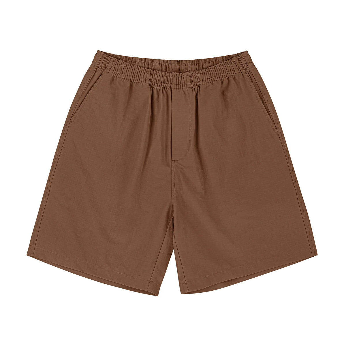 IDLT shorts, brown front.