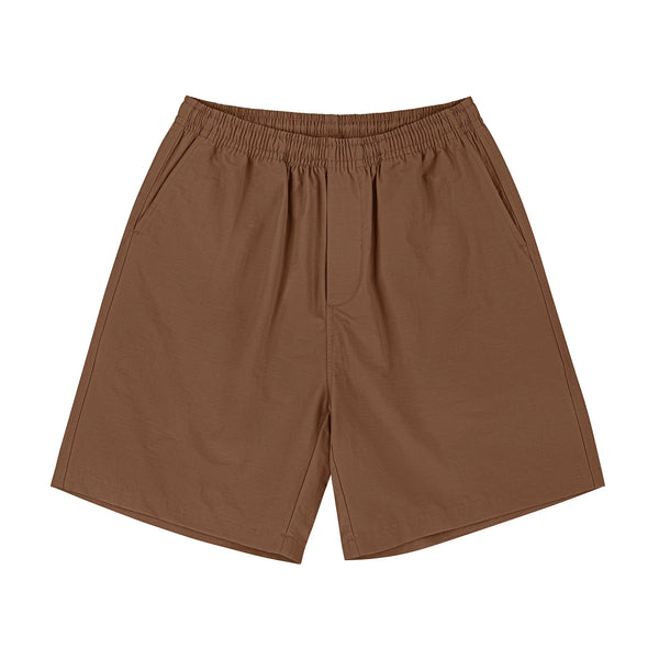 IDLT shorts, brown front.