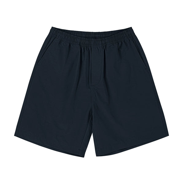 IDLT shorts, navy front.