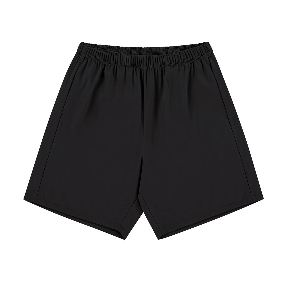 IDLT shorts, black front.