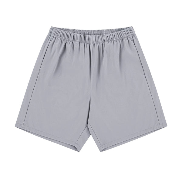 IDLT shorts, light gray front.