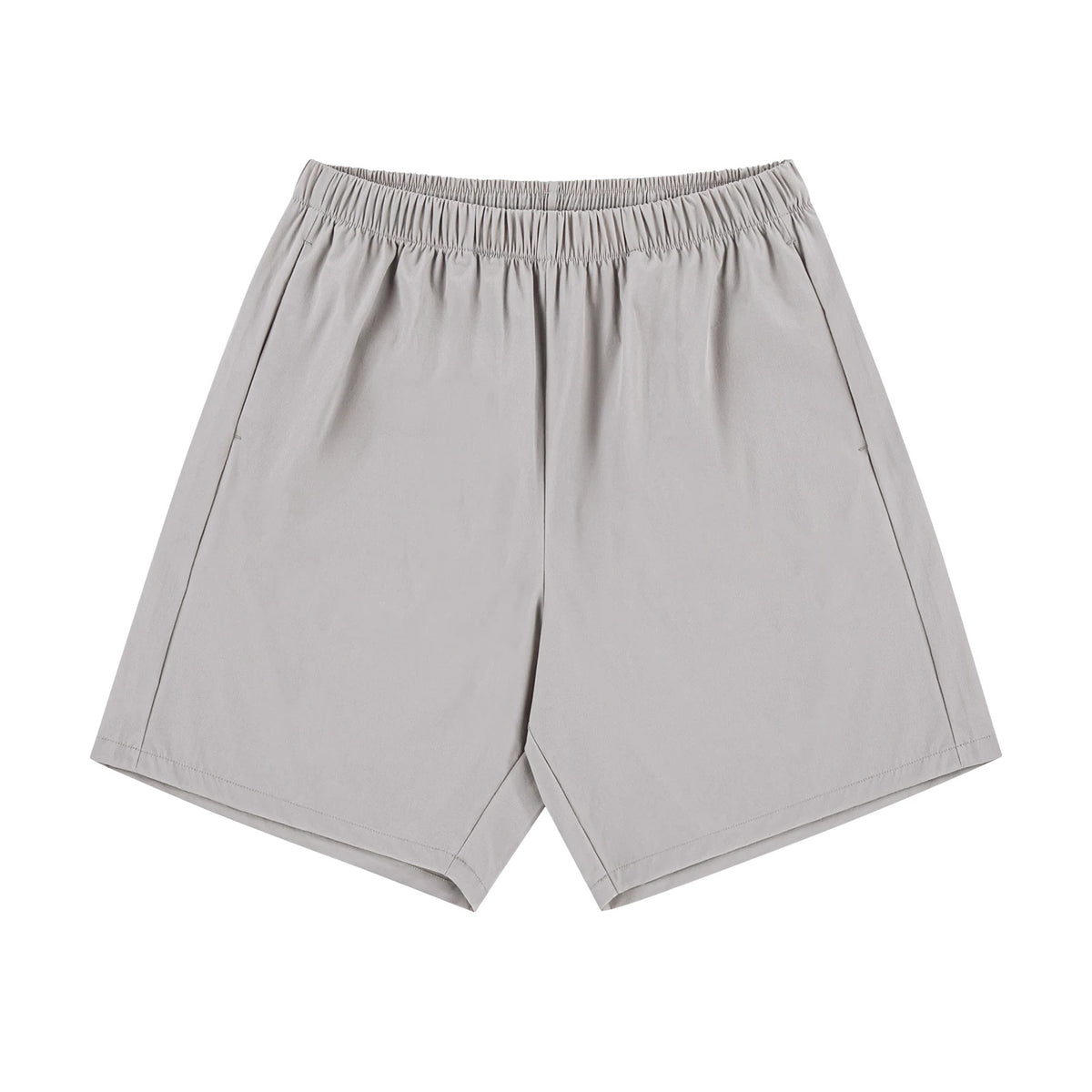 IDLT shorts, beige front.