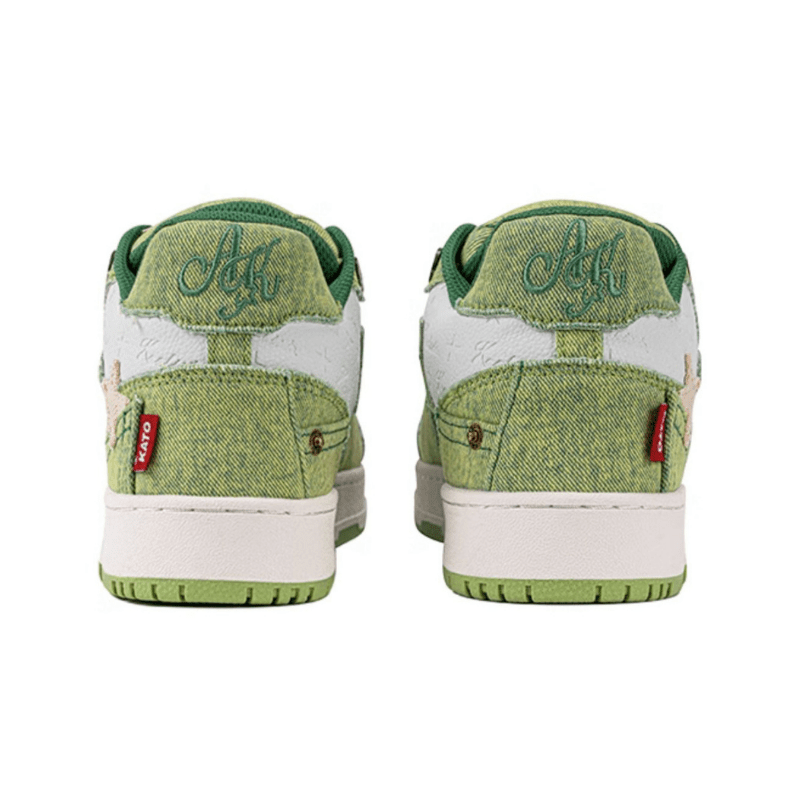 KAALIXTO Avocado Denim Star Sneakers - COPPING THREADS - KAALIXTO