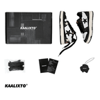 KAALIXTO Black Denim Star Sneakers - COPPING THREADS - KAALIXTO