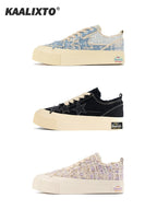 KAALIXTO Black Low Canvas - COPPING THREADS - KAALIXTO