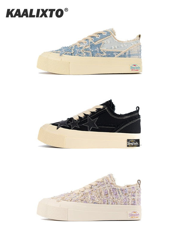 KAALIXTO Black Low Canvas - COPPING THREADS - KAALIXTO