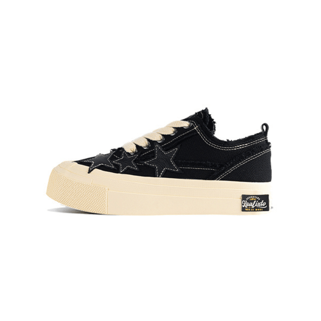 KAALIXTO Black Low Canvas - COPPING THREADS - KAALIXTO Hover Image
