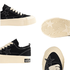 KAALIXTO Black Low Canvas - COPPING THREADS - KAALIXTO
