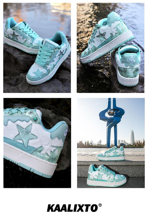 KAALIXTO Blue Star Sneakers - COPPING THREADS - KAALIXTO