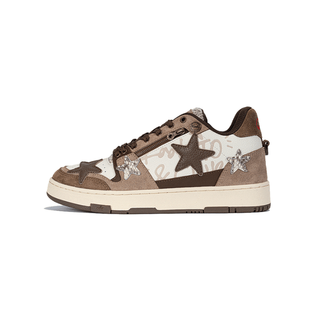 KAALIXTO Brown Star Sneakers - COPPING THREADS - KAALIXTO Hover Image