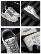 KAALIXTO Gray Star Sneakers - COPPING THREADS - KAALIXTO