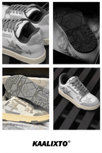 KAALIXTO Gray Star Sneakers - COPPING THREADS - KAALIXTO