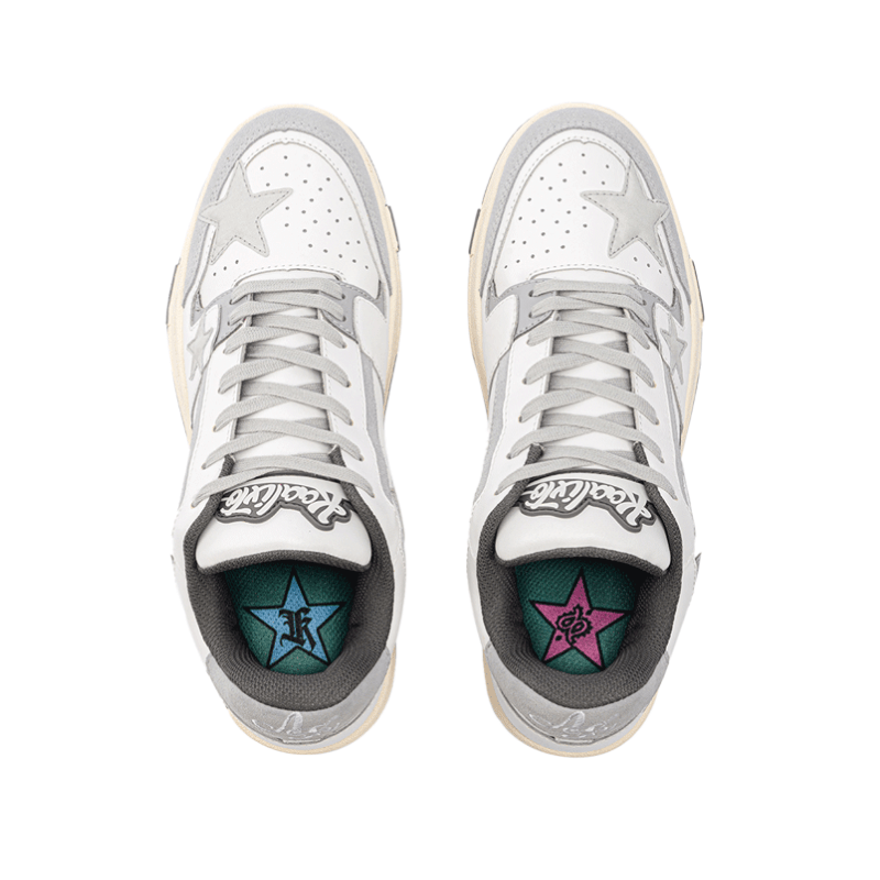 KAALIXTO Gray Star Sneakers - COPPING THREADS - KAALIXTO