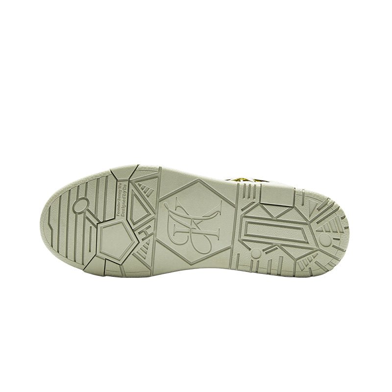 KAALIXTO Matcha Green Star Sneakers - COPPING THREADS - KAALIXTO