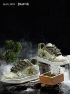KAALIXTO Matcha Green Star Sneakers - COPPING THREADS - KAALIXTO