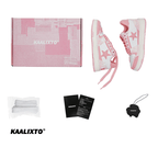 KAALIXTO Pink Denim Star Sneakers - COPPING THREADS - KAALIXTO