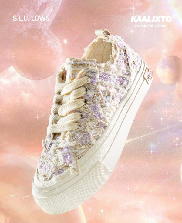 KAALIXTO Purple Low Canvas - COPPING THREADS - KAALIXTO