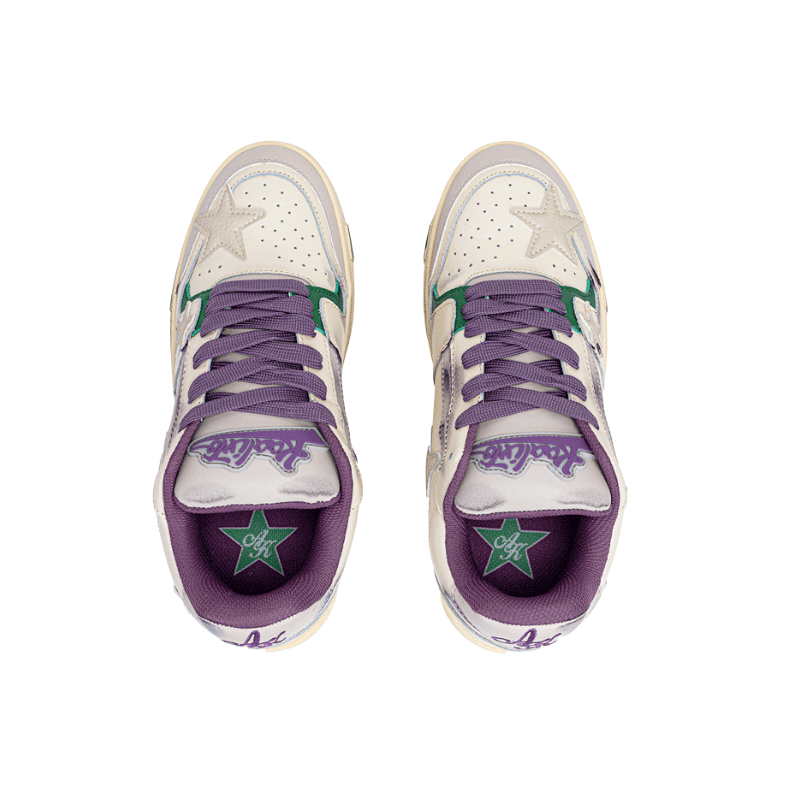 KAALIXTO Purple Star Sneakers - COPPING THREADS - KAALIXTO