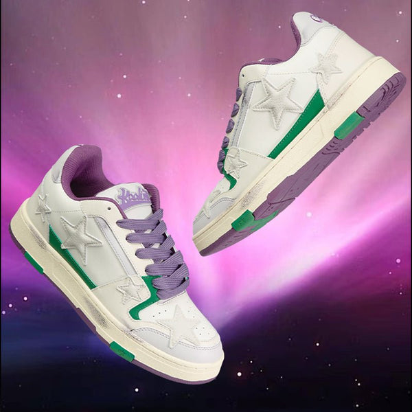 KAALIXTO Purple Star Sneakers - COPPING THREADS - KAALIXTO