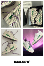 KAALIXTO Purple Star Sneakers - COPPING THREADS - KAALIXTO