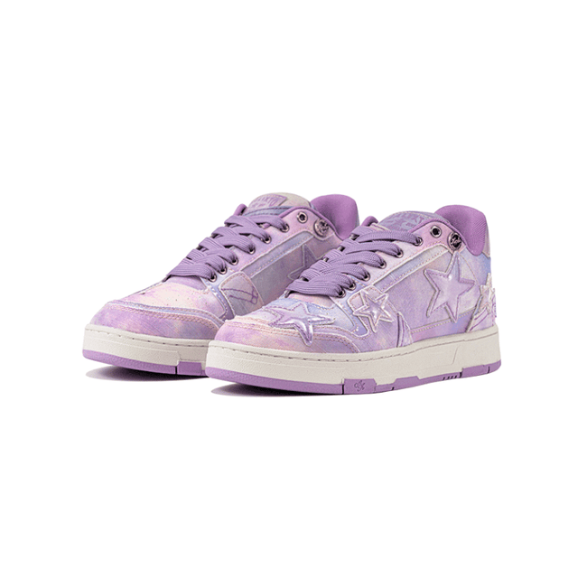 KAALIXTO Starry Purple Star Sneakers Main Image