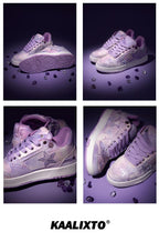KAALIXTO Starry Purple Star Sneakers - COPPING THREADS - KAALIXTO