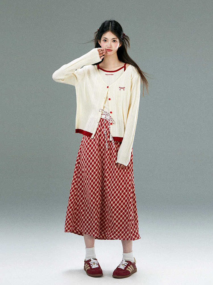 Knit Tank Top and Cardigan Two - Piece Set - COPPING THREADS - CHICISLAND