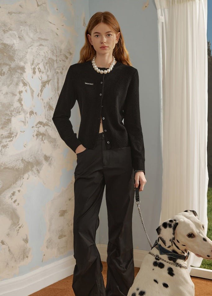 Knit Wool Cardigan - COPPING THREADS - GREENBELT