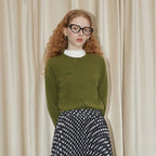 Knit Wool Cardigan - COPPING THREADS - GREENBELT