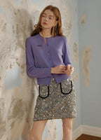 Knit Wool Cardigan - COPPING THREADS - GREENBELT