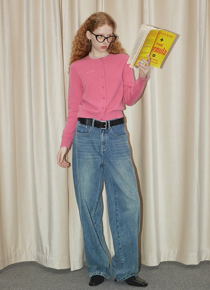 Knit Wool Cardigan - COPPING THREADS - GREENBELT