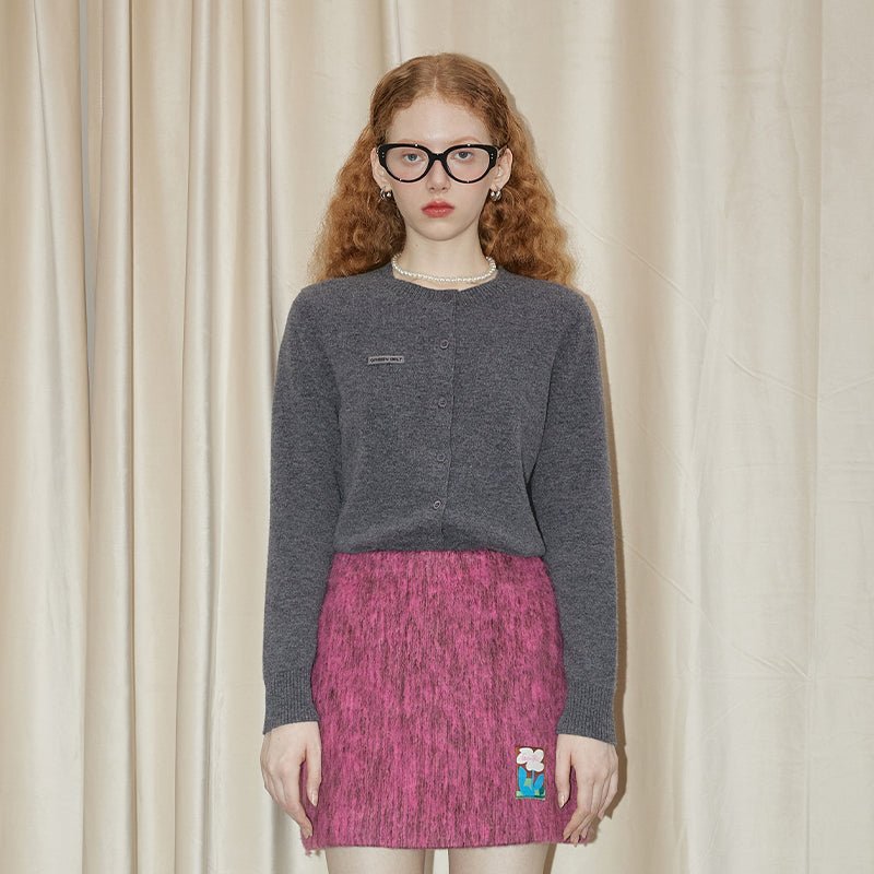 Knit Wool Cardigan - COPPING THREADS - GREENBELT