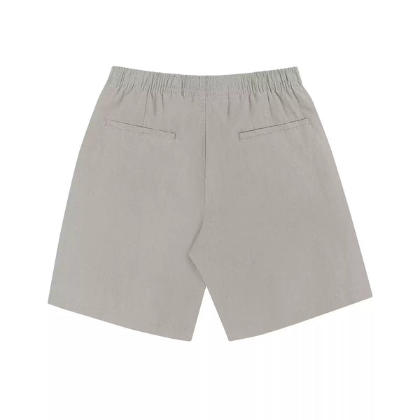 IDLT shorts, beige back.